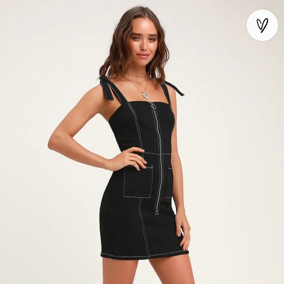 BB Dakota Dresses & Skirts - NWT BB Dakota Black Denim Dress